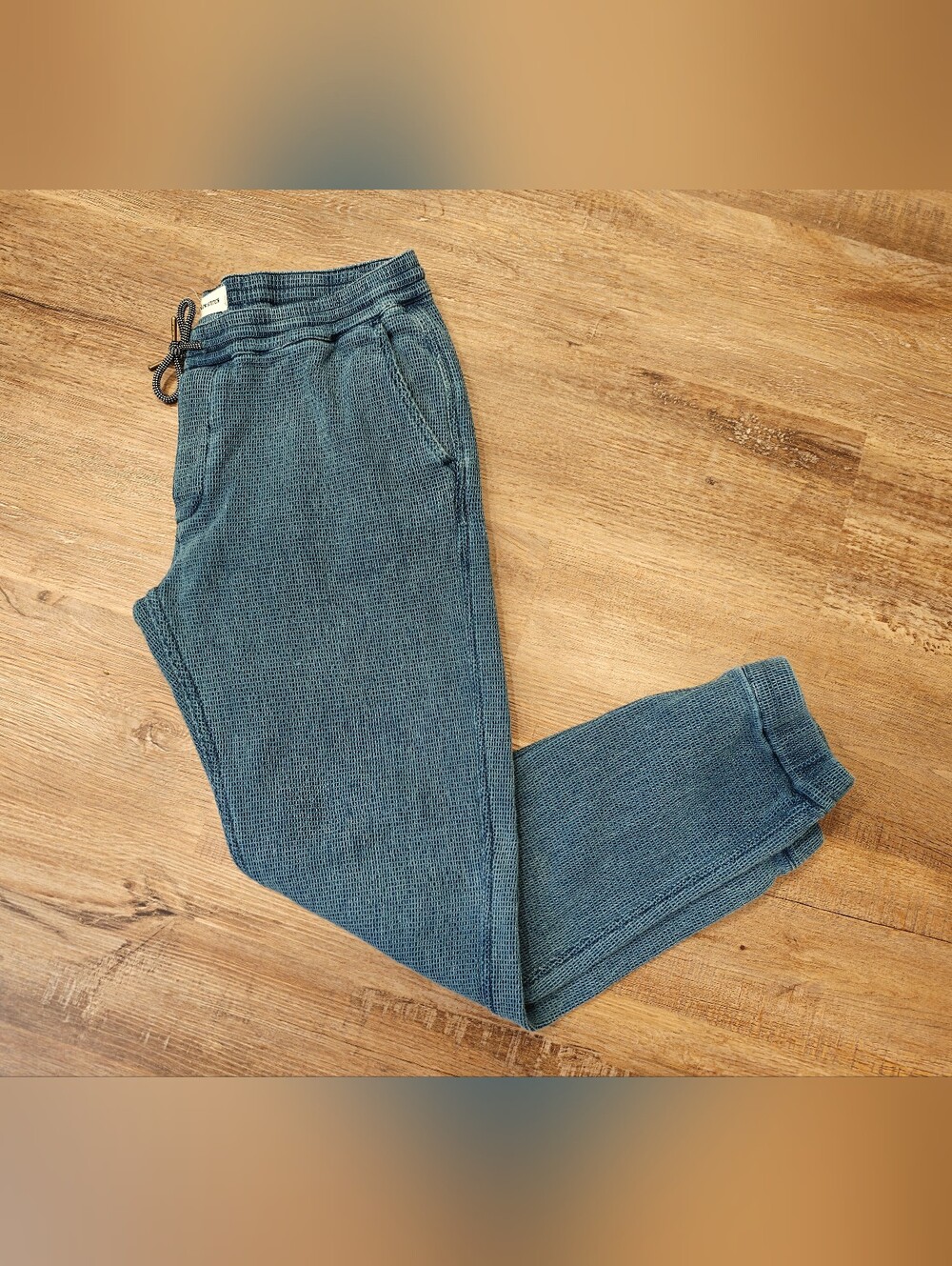 Taylor Stitch The Apres Pant Washed Indigo Sashiko Organic Cotton Men's Medium